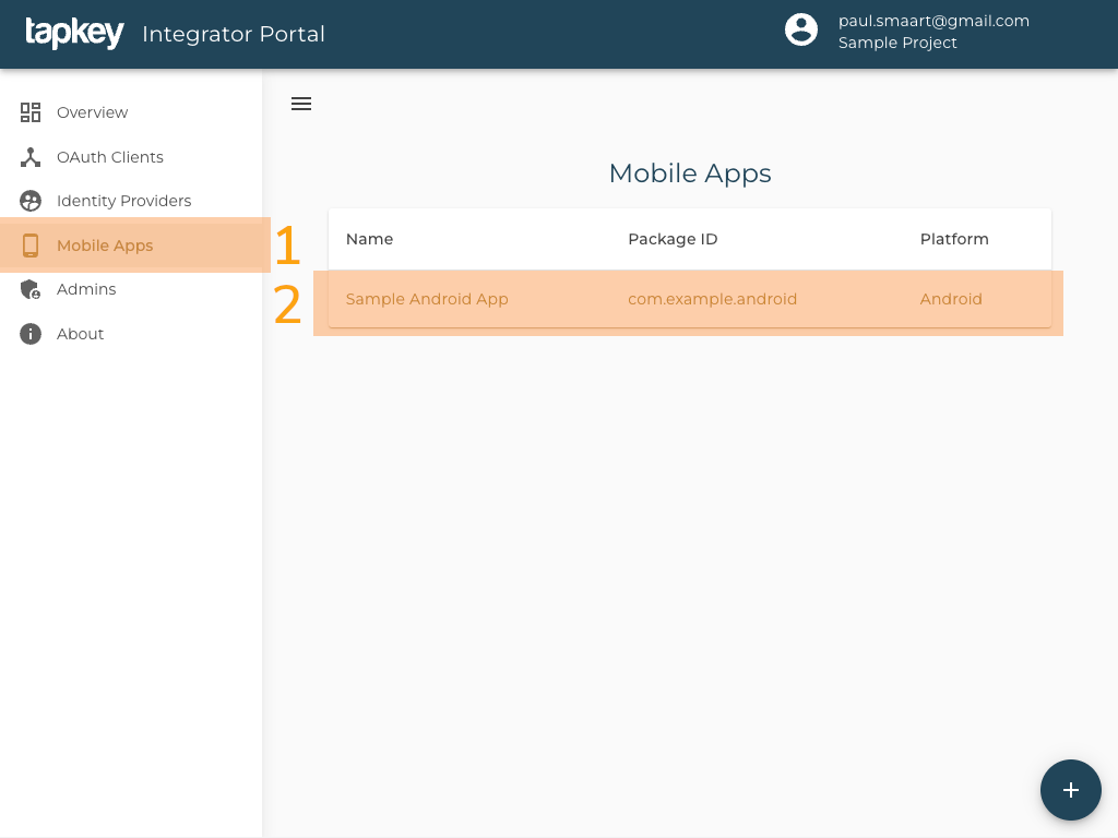 Configuration of Mobile Apps